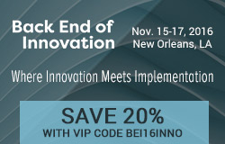Back End of Innovation 2016, New Orleans (US)
