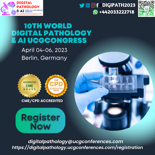 10th World Digital Pathology & AI UCGCongress on April 04-06, 2023