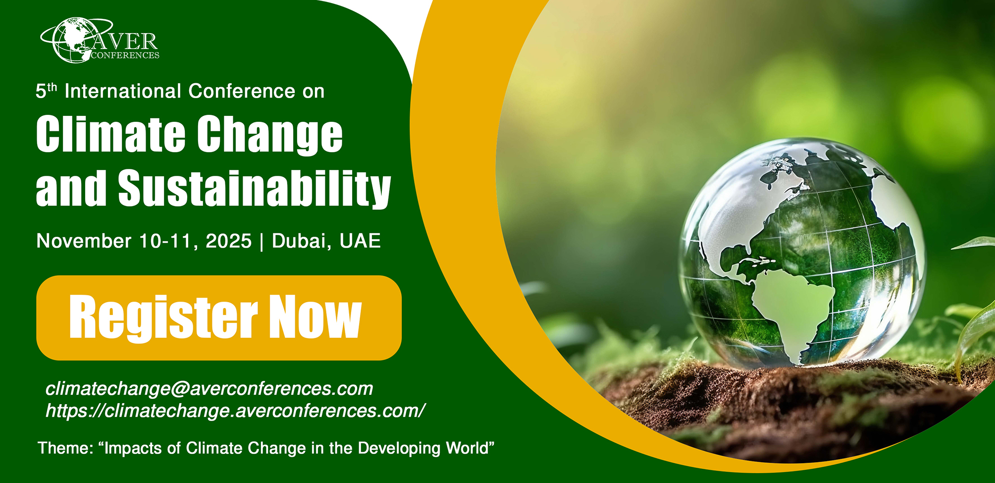 5th International Conference on Climate Change & Sustainability