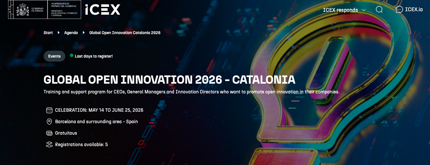 Global Open Innovation 2026 - Catalonia